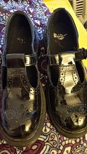 Doc Martens in a shiny black